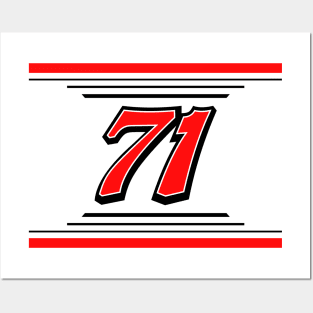 Zane Smith #71 2024 NASCAR Design Posters and Art